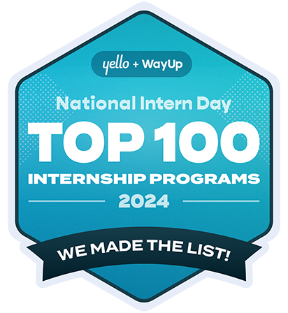 Yello + WayUp: National Intern Day Top 100 Internship Programs 2024