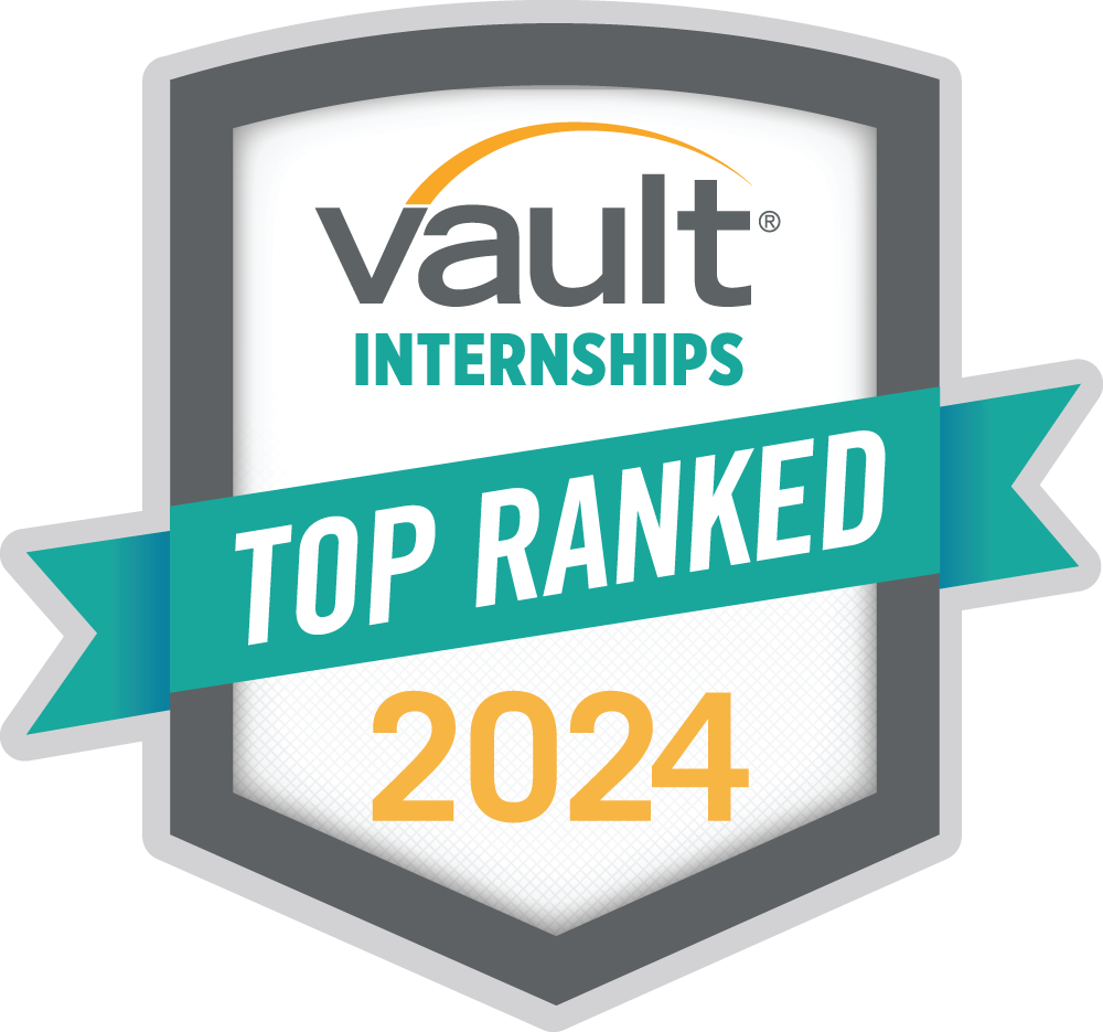 Vault 2024 Top Ranked Internships