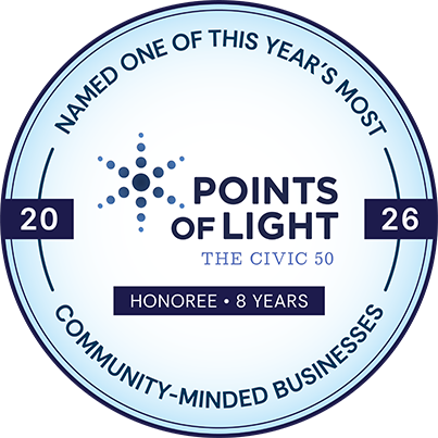 The Civic 50 Points of Light - Names one of this year's most community-minded businesses 2026