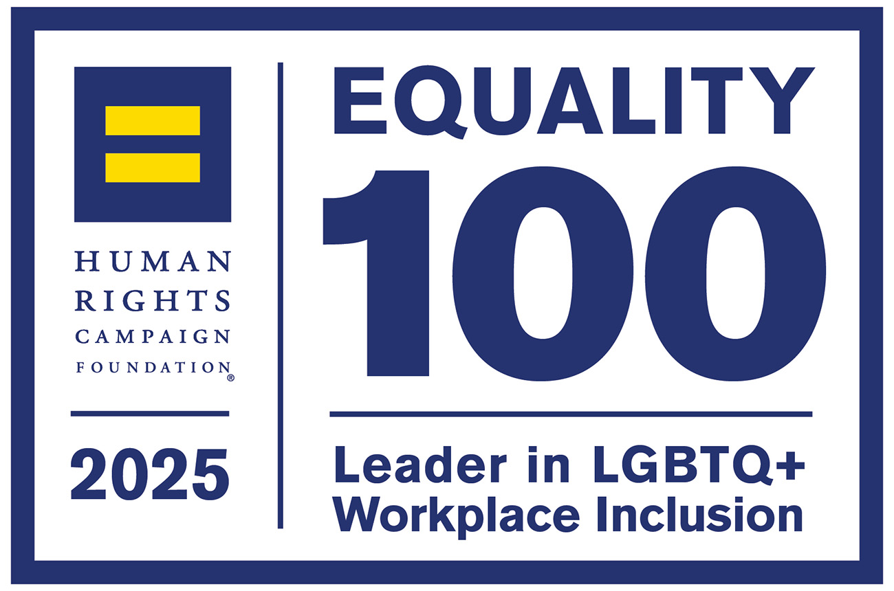 Human Rights Campaign 2025: Equality 100 Leader in LGBTQ+ Workplace Inclusion