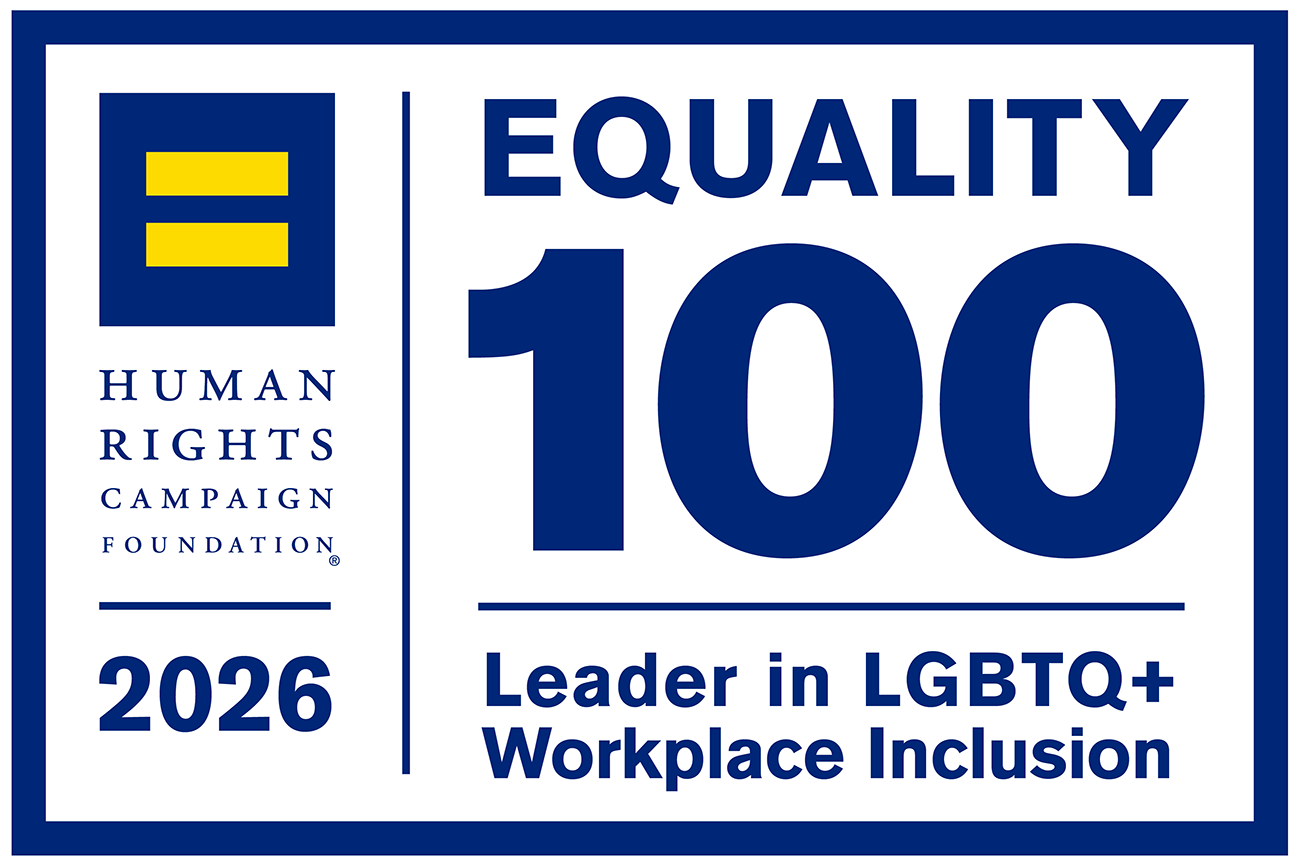 Human Rights Campaign 2026: Equality 100 Leader in LGBTQ+ Workplace Inclusion