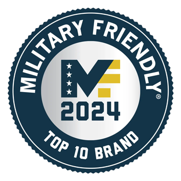 Military Friendly Top 10 Brand 2024