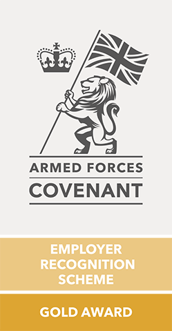 Armed Forces Covenant: Employer Recognition Scheme Gold Award