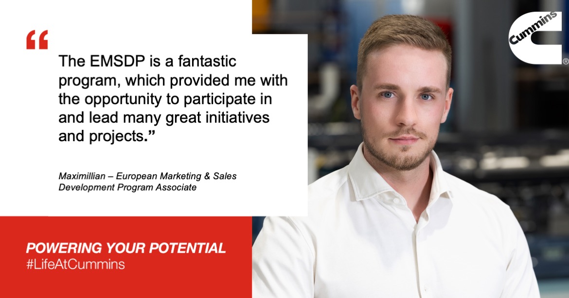 The EMSDP is a fantastic program, which provided me with the opportunity to participate in and lead many great initiatives and projects. Maximillian - European Marketing & Sales Development Program Associate