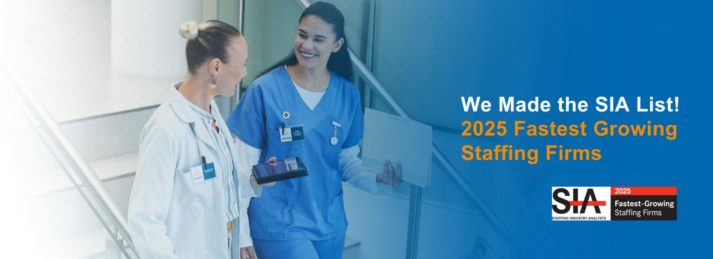 HealthTrust Workforce Solutions Named to SIA’s 2025 Fastest-Growing U.S. Staffing Firms List