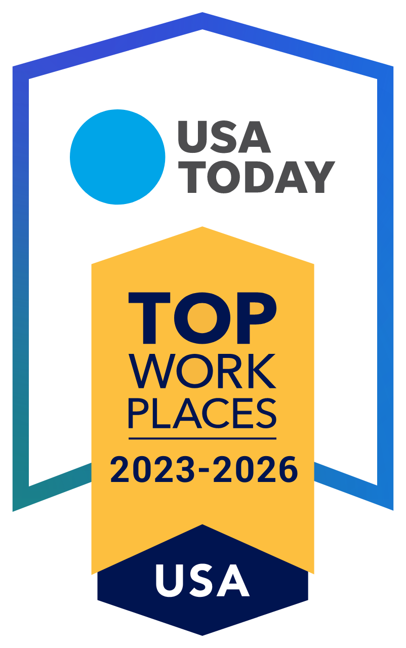USA Today Top Work Places 2023-2025