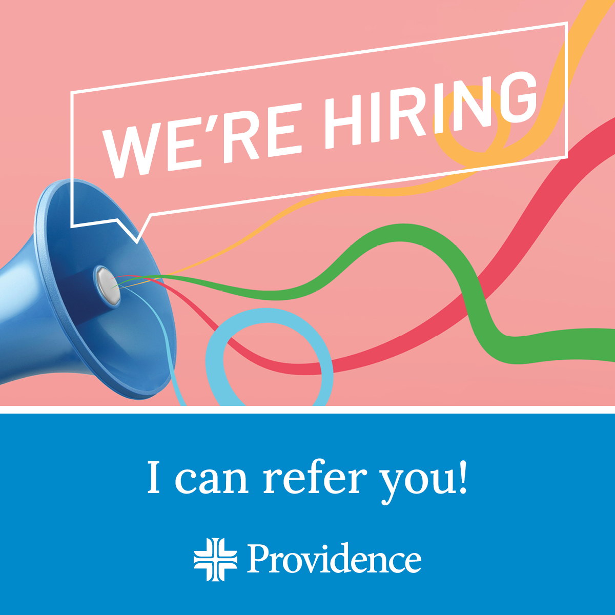 We're Hiring, I can refer you! PROVIDENCE