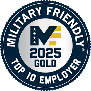 Military Friendly Top 10 Employer 2025