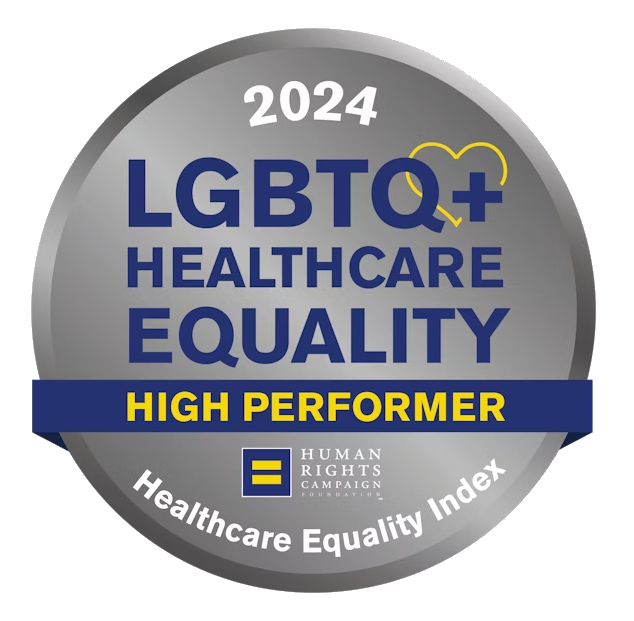 Human Rights Campaign: LGBTQ+ Healthcare Equality High Performer 2024